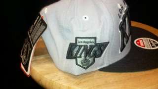 LOS ANGELES KINGS HAT CAP SUPERSTAR SNAPBACK GRY/BLK  