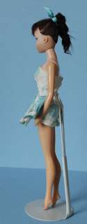 1962 Uneeda Vintage Doll Brunette MISS SUZETTE and CASE Clothing Lot 