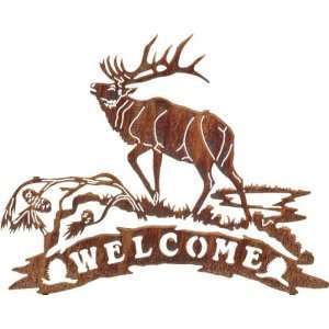  Lazart WELP20WHP 20 inches Pine Cone   Elk Welcome