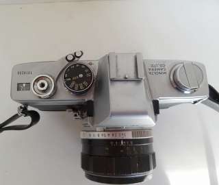 Minolta SRT101 35mm SLR Film Camera plus Rokkor 58 mm lens w/Case 