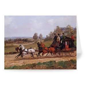 Coaching Scene by Henry Thomas Alken   Greeting Card (Pack of 2)   7x5 