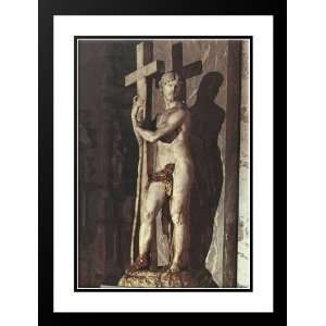  Michelangelo 19x24 Framed and Double Matted Christ 