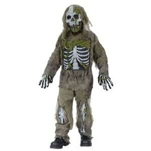   : Childs Skeleton Zombie Halloween Costume Large 12 14: Toys & Games