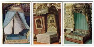 1931 FR Beds Cards JOSEPHINE LOUIS XIV MARIE ANTOINETTE  