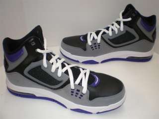   Mens Nike Air Jordan Flight 23 RST Black White Cool Grey Club Purple
