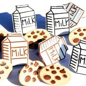  Eyelet Outlet Brads, Cookies and Milk Mate 12/Package 