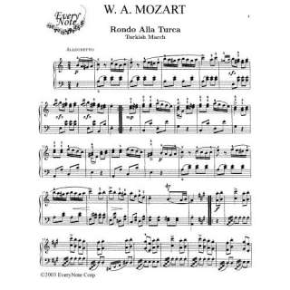 Mozart Rondo Alla Turca (Turkish March) Instantly  and print 