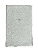 Product Image. Title: Silver Saffian Grain Small Pocket Notes