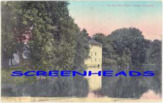1908 THE OLD MILL WHITE PIGEON MICHIGAN POSTCARD  