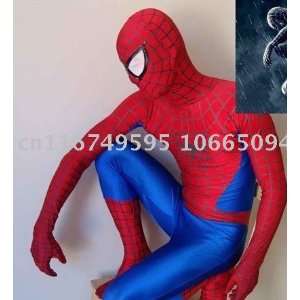  full body red/blue spiderman zentai costume: Toys & Games