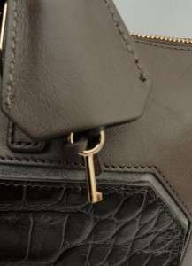 BN ANYA HINDMARCH Brown Leather Large Tote Shoulder Bag  