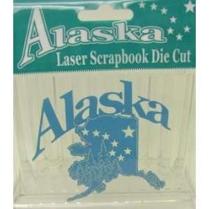  Alaska Laser Scrapbooking Craft Die Cut Alaska State Map 