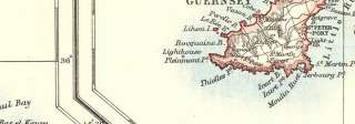 GREECE Crete; Naples; Malta Gozo; Channel Islands, 1899 map  