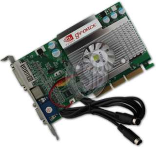   nVIDIA GeForce FX 5500 256MB AGP 4X 8X Video Graphics Card Vga Adapter
