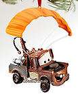 2011  CARS 2 Tow Mater Parachute Canopy Rockets Christmas 