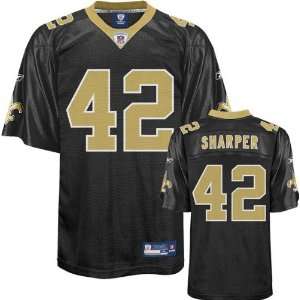 Darren Sharper Black Reebok NFL Replica New Orleans Saints Jersey   XX 