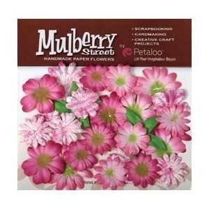   Paper Tie Dye Small Daisies 24/Pkg   Fuchsia Arts, Crafts & Sewing