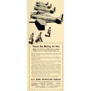   World War II Enlisting Servicemen   Original Print Ad: Home & Kitchen