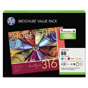   Ink Cartridge Combo Pack w/50 Glossy Brochure Sheets