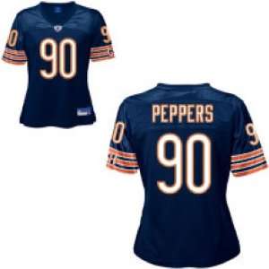 Womens Chicago Bears #90 Julius Peppers Team Replica Jersey:  