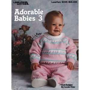  Leisure Arts Adorable Babies 3 Book # 935