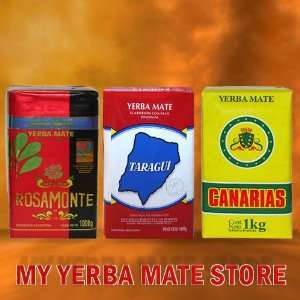 Yerba Mate Variety   Pack 3 Kilos     Grocery 