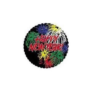  18 Happy New Fireworks 5B536   Mylar Balloon Foil Health 