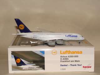 Herpa Club Model Lufthansa A380 Danke D AIMA  