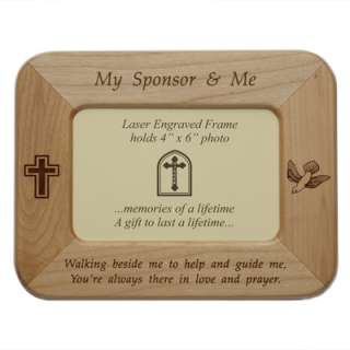 Sponsor Alcoholics Anonymous Maple AA NA Picture Frame  