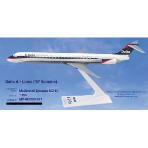  Flight Miniatures MD 88 Delta 1/200 Scale SnapFit Model 