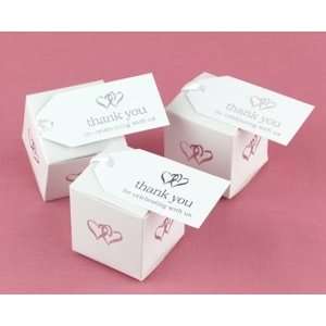  White Linked Hearts Favor Tags (Set of 25): Everything 