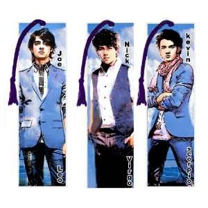  Jonas Brothers Bookmarks ~ Joe, Nick and Kevin Set of 3 