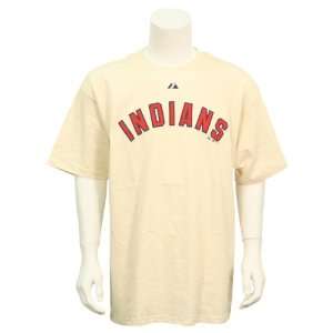  Cleveland Indians Classic MLB T Shirt (Off White) Sports 