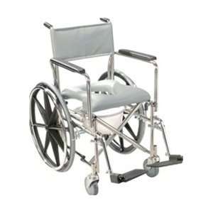 Drive Medical Rehab Shower Chair Commode   5 rear locking 