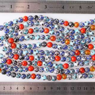 Lampwork beads glass art Sea eye 14cm Strand New HW20  