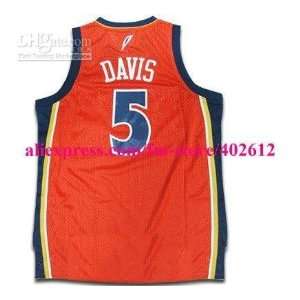  basketball jersey #5 b.davis warriors orange jersey 15pcs 