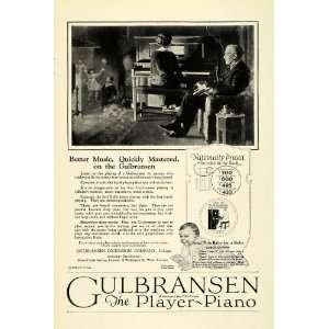  1923 Ad Gulbransen Dickinson Player Piano Musical 