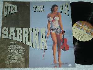 SABRINA   OVER THE POP SEXY COVER 1991 ITALY LP  