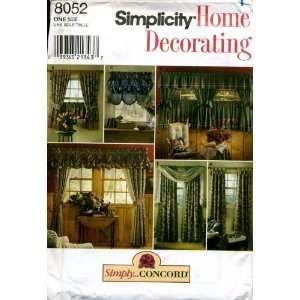   Decorating House Curtains and Swags Pattern Arts, Crafts & Sewing