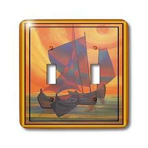   boat, sail boat, wooden boat   Light Switch Covers   double toggle