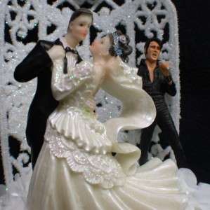 Elvis Presley King Las Vegas Wedding cake topper Top #1  