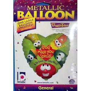  VeggieTales Metallic Balloon God Made You Special 
