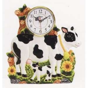  COW 20 Very 3 D Large Wall Clock *NEW*: Home & Kitchen