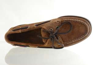 Sebago Mens Boat Shoes B72978 Docksides Waxy Camel Nubuck  