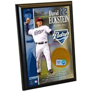  MLB San Diego Padres David Eckstein 4 by 6 Inch Dirt 