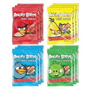 Angry Birds Fruit Snacks/Gummies 5 Oz (12 Pack) Fat Free