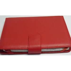   Kindle Touch Leather Cover, Red Electronics