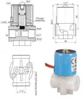   VDC Electric Switch Solenoid Valve   Water Air Pneumatic (USA)  