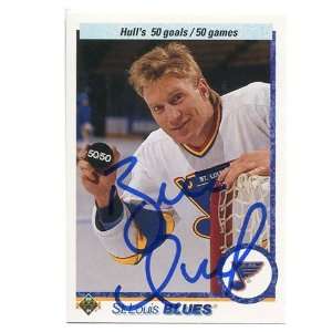  Bobby Hull Autographed/Signed 1991 Upper Deck Card: Sports 