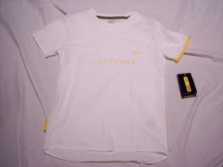 NWT WOMENS NIKE LANCE ARMSTRONG LIVESTRONG TEE SIZE XS  